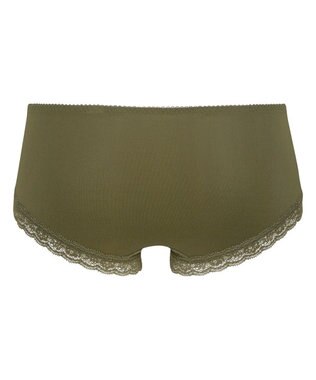 WACOAL ショーツ ボーイレングス 【リボンブラ】 BRB413とペア はきこみ丈あさめ やわらかく伸びる素材（バック） レディース PRA613 /ワコール グリーン