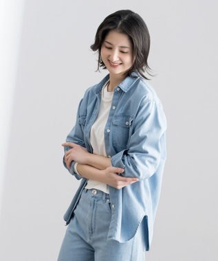 ONWARD Reuse Park 【23区】ブラウス春夏 ブルー