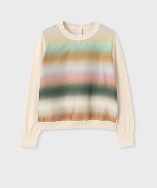 Paul Smith 【洗える】Smith Stripe コンビ ニット マルチカラー