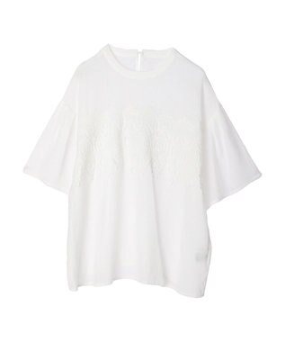 Green Parks ・ＥＬＥＮＣＡＲＥ　ＤＵＥ　ケミカルレースブラウス Off White