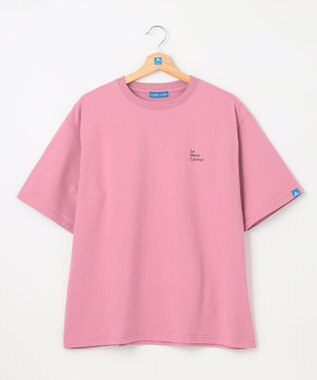 SHARE PARK LADIES 【EC限定カラーあり・UVカット・吸水速乾】カラフルロゴバックプリントＴシャツ ピンク系