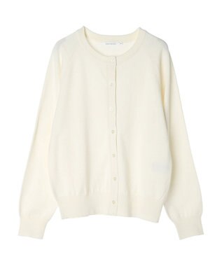 AMERICAN HOLIC ＵＶカットクルーネックニットカーディガン Off White