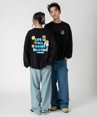 WEGO 【ユニセックス着用ITEM/SMLサイズ展開】アソートグラフィックプルオーバー 柄20