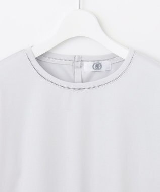 J.PRESS LADIES L 【接触冷感・UVケア】 スムースジャージー カットソー サックスブルー系