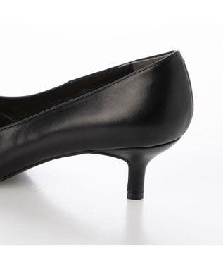 MODE ET JACOMO <MODE ET JACOMO>ポインテッドVカットプレーンパンプス ブラック