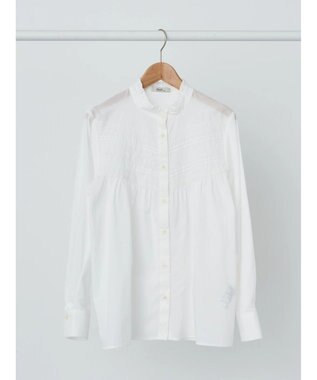 earth music&ecology ピンタックレースブラウス