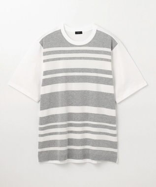 JOSEPH HOMME ブライトボーダーブロック　Tシャツ ホワイト系