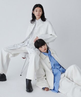 WEGO デニムカバーオール ホワイト