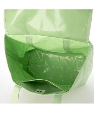 UNBILLION カシュカシュ cachecache / 裏コーディングキャンバスビッグトートバッグ グリーン