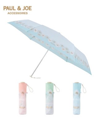  ポール＆ジョー アクセソワ 折りたたみ傘 【超軽量】ストライプ×クリザンテーム