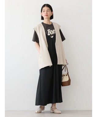 AMERICAN HOLIC Ｖネックニットジレ Black