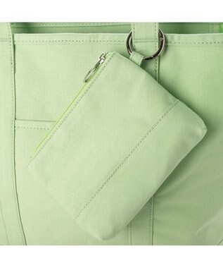 UNBILLION カシュカシュ cachecache / 裏コーディングキャンバスビッグトートバッグ グリーン