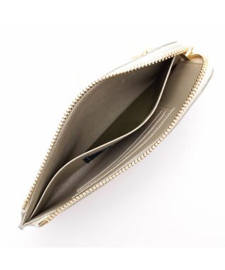 A.D.M.J. 【牛革】セブンティリリィ/オーガナイザーパース ホワイト