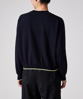 Paul Smith 【洗える】Check コンビ ニット ネイビー