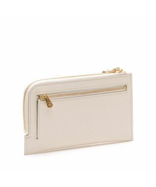 A.D.M.J. 【牛革】セブンティリリィ/オーガナイザーパース ホワイト