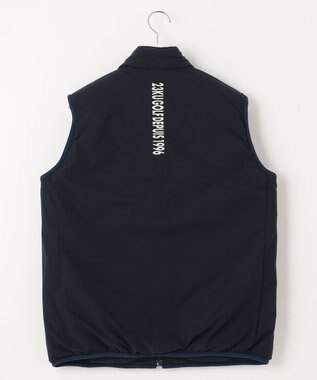 23区GOLF 両面使える【MEN/キングサイズ】リバーシブル ダウンベスト ネイビー系