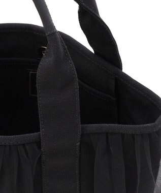 TOCCA GATHER TULLE TOTE キャンバストート ブラック系