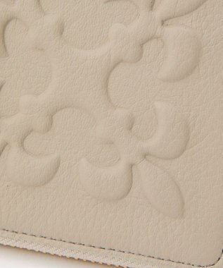 russet エンボスモノグラムラウンドウォレット(SO-431) GrayBeige