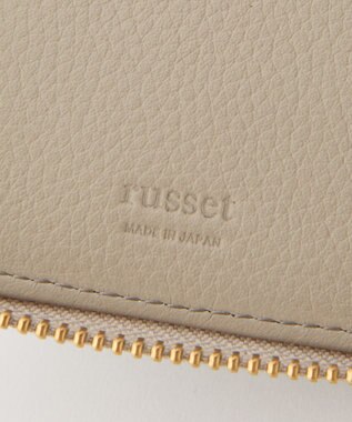 russet エンボスモノグラムラウンドウォレット(SO-431) GrayBeige