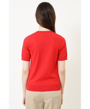 DAKS チェックジャカードプルオーバー レッド