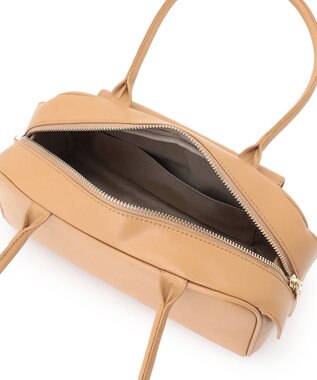 23区 【先行予約】フラップポケット ボストンバッグ キャメル系