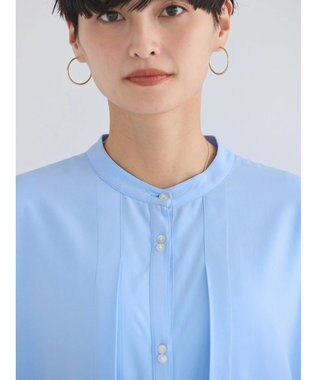 AMERICAN HOLIC サラックールレイヤードシャツチュニック Sax