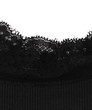 WEGO ラインストーンレースキャミ ブラック