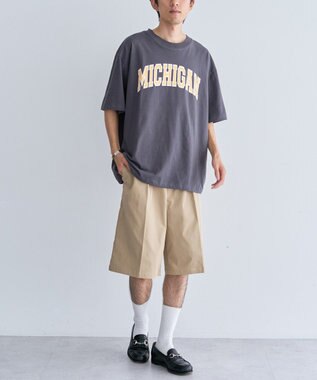 CRAFT STANDARD BOUTIQUE カレッジロゴグラフィックＴシャツ Charcoal Gray