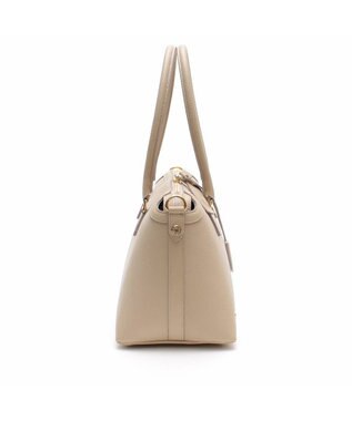 A.D.M.J. 【牛革】　ファスナーボストン ベージュ