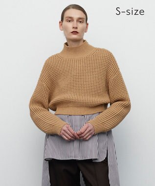 BEIGE， 【S-size】LINOIS/ プルオーバーニット トップス Camel