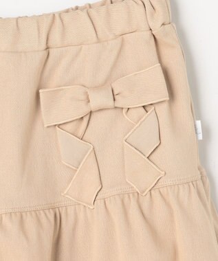 組曲 KIDS 【150-160㎝】リボンティアード キュロット ベージュ