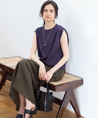 23区 【Oggi8月号掲載】クリア ミニ ショルダーバッグ ブラック系