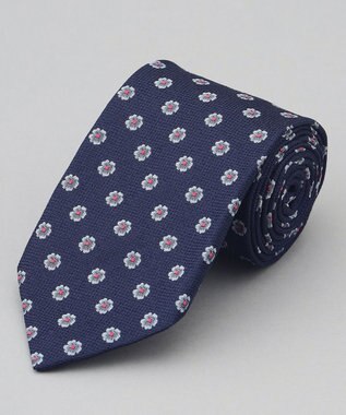 GOTAIRIKU 【Fermo Fossati】小紋 ネクタイ ネイビー系4