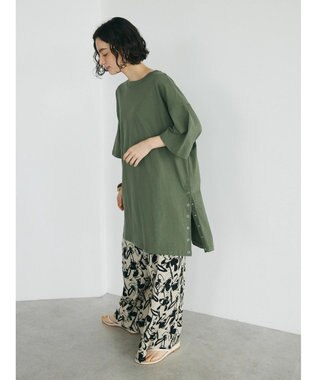 CRAFT STANDARD BOUTIQUE リングドットチュニック Khaki