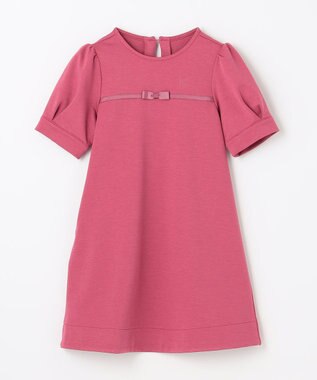 組曲 KIDS 【110-140cm】グログラン ワンピース ラズベリー系