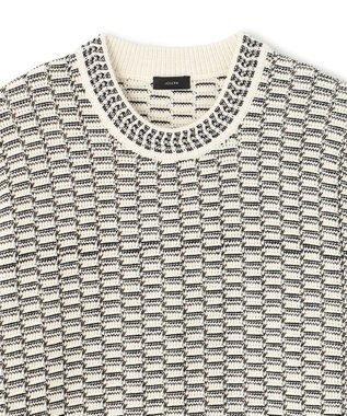 JOSEPH HOMME ツイーリーコットン　ミドルゲージニット　 アイボリー系3