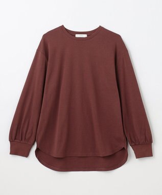 ANY 【UVケア】ビューティベーシックロングＴシャツ ボルドー