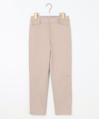 ANY SIS 【撥水機能】サテンストレッチビューティー パンツ ベージュ