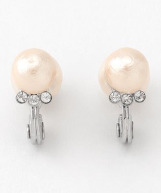 J.PRESS LADIES 【WEB限定】リバーシブルパール イヤリング シルバー系