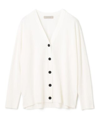UNFILO 【新色追加】マイビューティニット カーディガン オフ