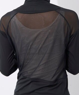 FILA GOLF／marie claire 【Marie claire sports】ハイネックメッシュアンダーシャツ ブラック