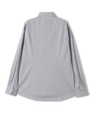 JOSEPH HOMME トライジャガードストレッチ　ウィングカラーシャツ ライトグレー系