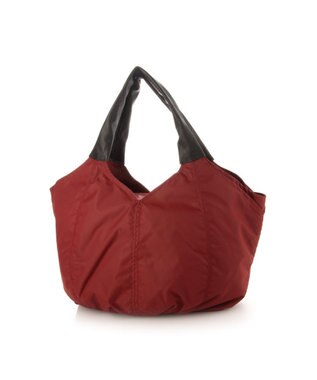 Y'SACCS リサイクルナイロン　ふんわりトート　Mサイズ ワイン