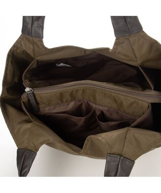 Y'SACCS リサイクルナイロン　ふんわりトート　Mサイズ チョコ