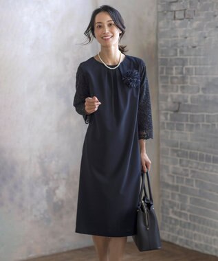 J.PRESS LADIES 【3way】2連パール ネックレス シルバー系