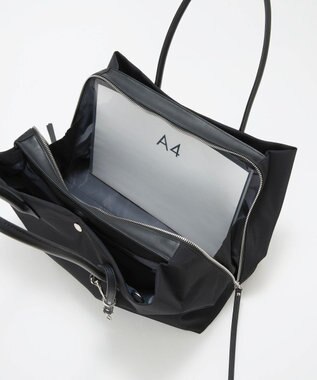 TOPKAPI 【Breath TOPKAPI】ALINE アライン ナイロン ボストン トートバッグ　A4 / 軽量 / 肩掛け / 大容量 / 旅行 / 出張 / 通勤 ブラック