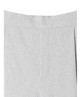 Green Parks 麻調ストレートパンツ Gray