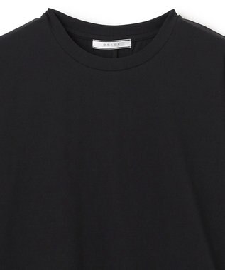 BEIGE， 【洗える】BROIS / ロング丈カットソー Black