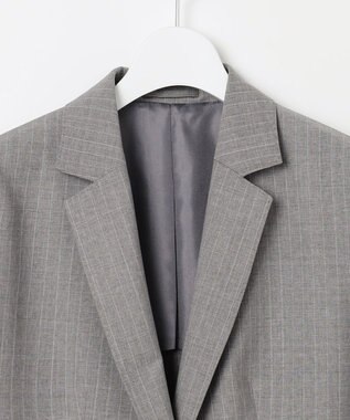 J.PRESS LADIES 【セットアップ対応】BAHARIYE2 テーラード ジャケット ライトグレー系1