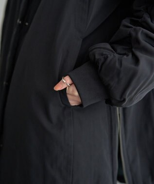 YECCA VECCA パディングフーディーコート Khaki